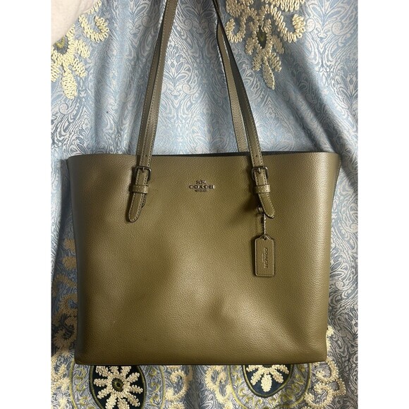 Coach Handbags - Authentic COACH Mollie 25 Tote Bag 22 In olive green